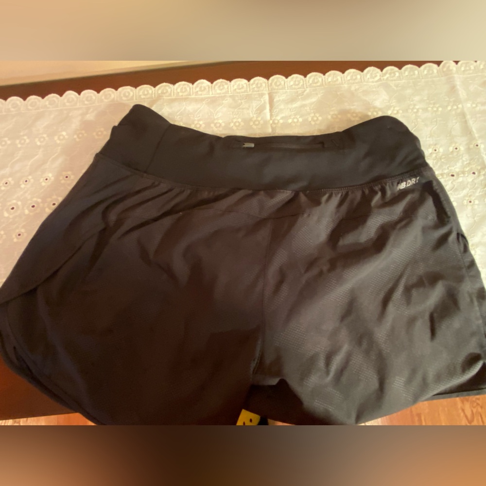 Women's black running shorts